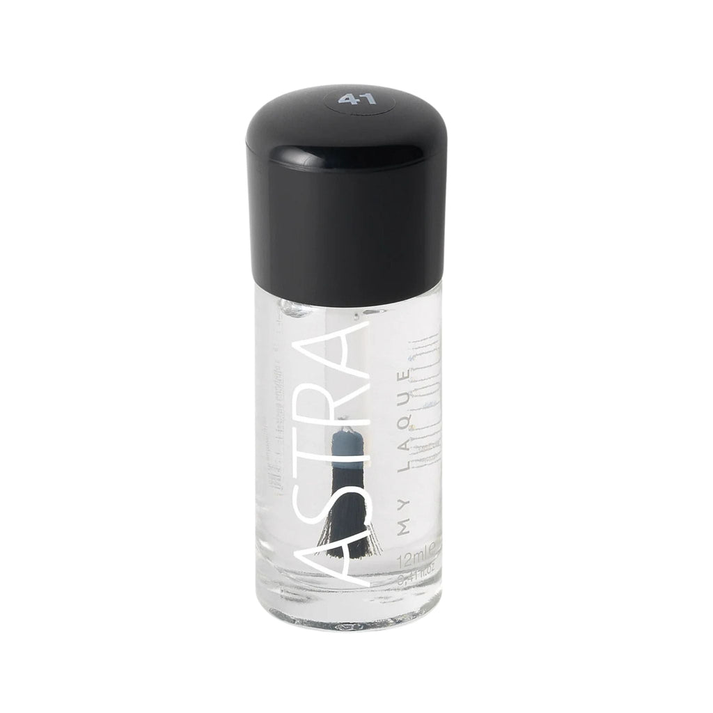 Refect Beauty Astra My Laque clear nail polish bottle with a black cap and applicator brush visible inside 41