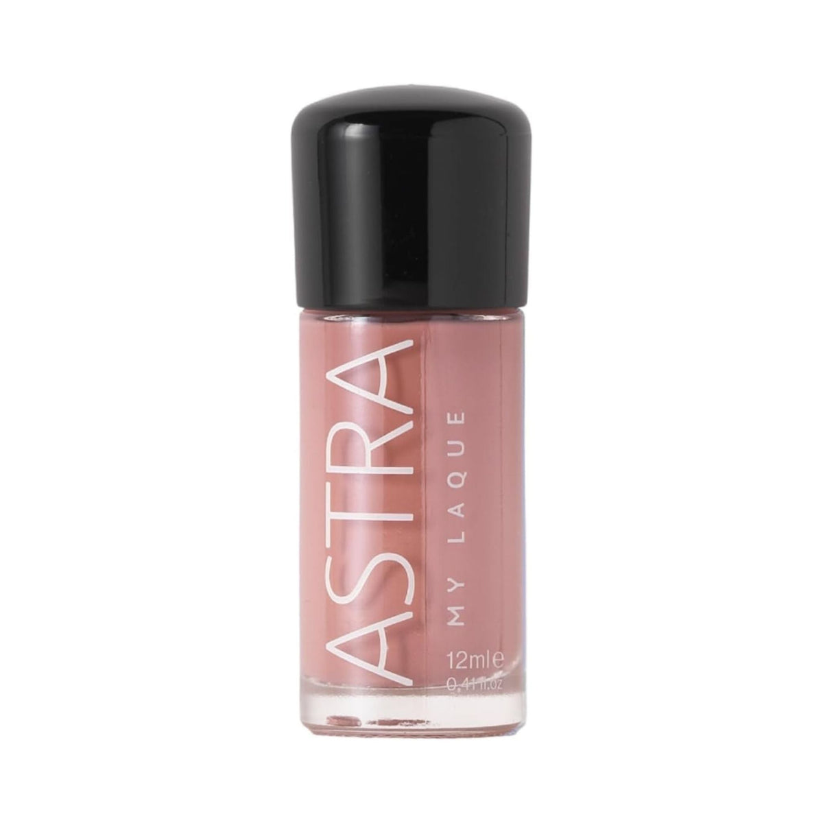 Refect Beauty Astra My Laque nail polish in a dusty rose shade with a glossy finish in a glass bottle. 77