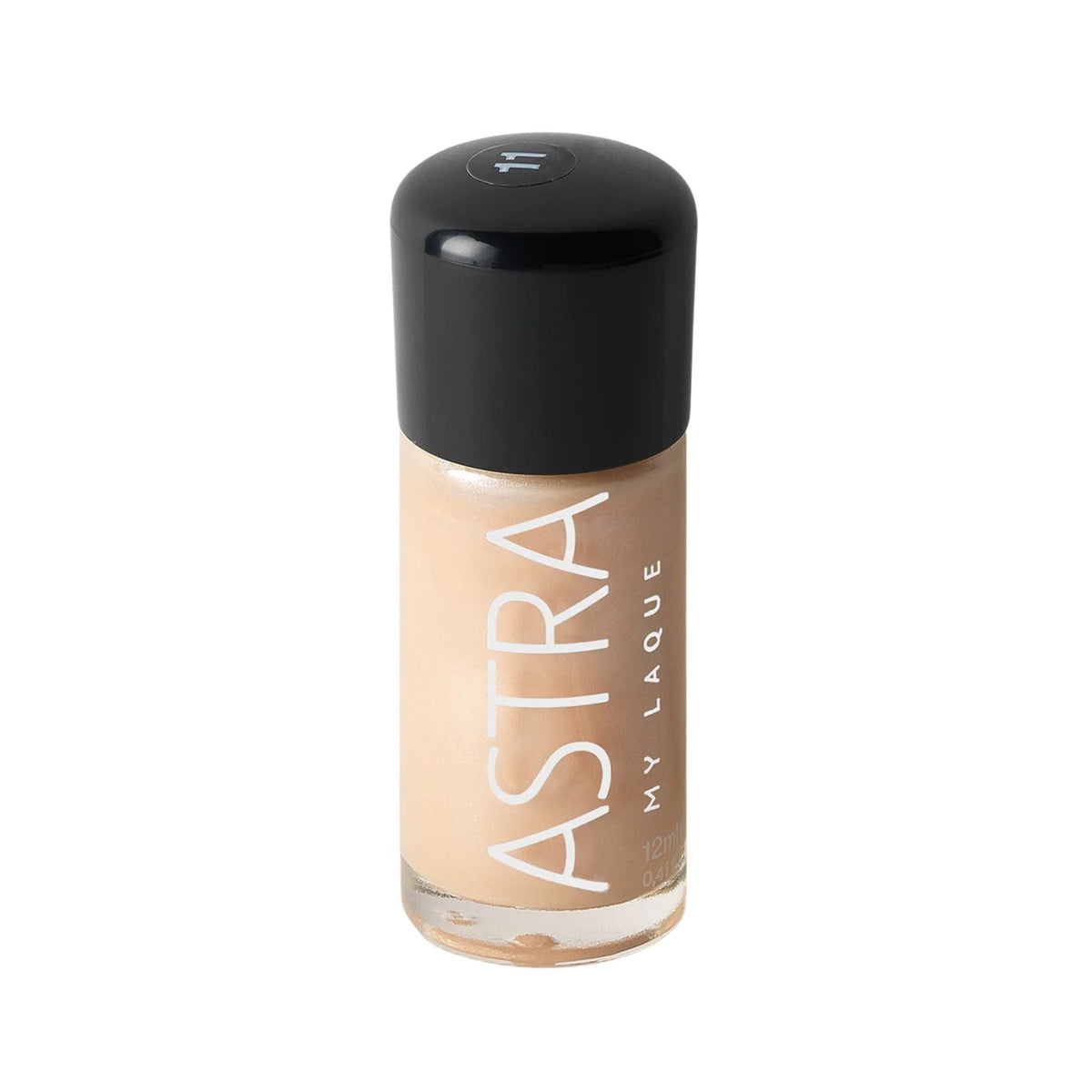 Refect Beauty Astra My Laque nail polish in a shimmering nude beige shade with a glossy finish 11