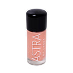 Refect Beauty Astra My Laque nail polish in a soft peach shade with a glossy finish and black cap 87