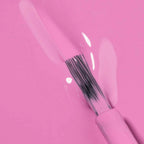 Refect Beauty Astra My Laque nail polish brush with vibrant pink glossy lacquer texture