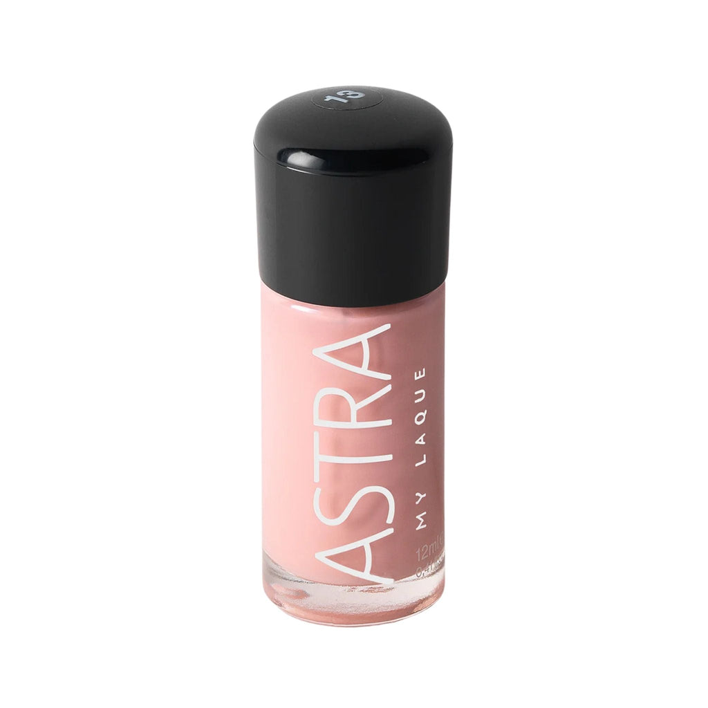 Refect Beauty Astra My Laque nail polish in a soft pastel pink shade with a glossy finish in a glass bottle 13