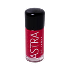 Refect Beauty Astra My Laque nail polish in a vibrant pink shade with a glossy finish in a clear glass bottle. 86