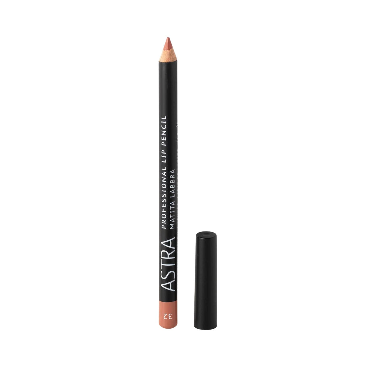 Refect Beauty Astra Professional Lip Pencil in a neutral nude shade with a black cap for precise lip contouring 32