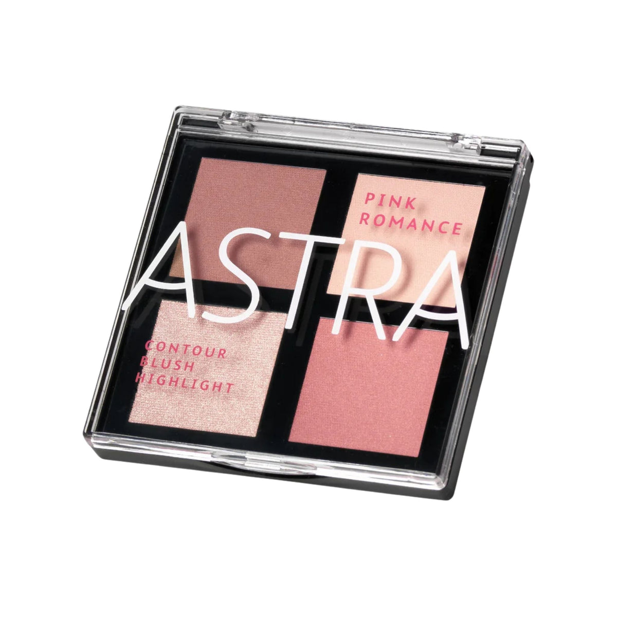 Refect Beauty Astra Romance Palette in Pink Romance featuring contour, blush, and highlighter powders in a compact. 02