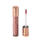 Refect Beauty Astra My Gloss Plump & Shine lip gloss in a shimmering rose gold shade with a rose gold applicator cap. 03