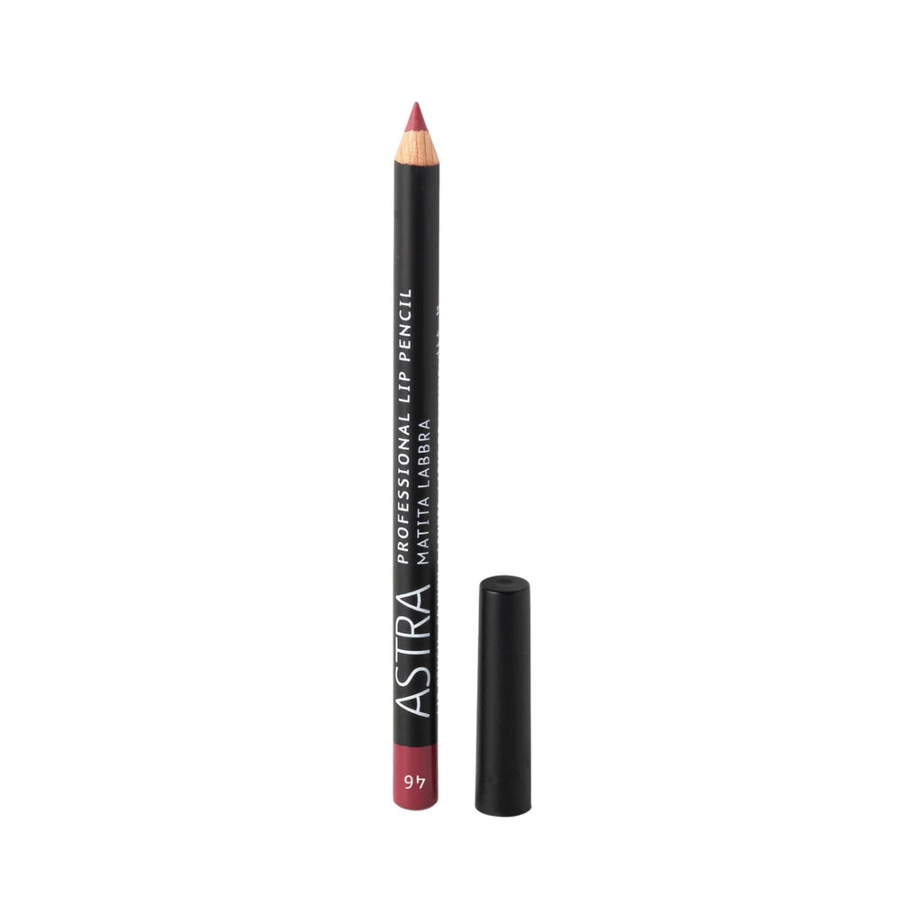 Refect Beauty Astra Professional Lip Pencil in a dusty rose shade with a black cap for precise lip contouring. 46
