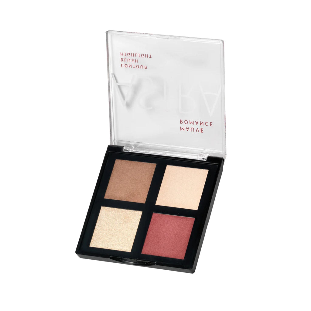 Refect Beauty Astra Romance Palette in Mauve Romance featuring contour, highlighter, and raspberry blush powders.