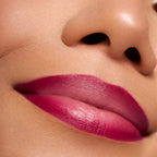 Refect Beauty Astra Sleepover Lip Marker in an intense berry shade applied with a soft ombré effect on lips