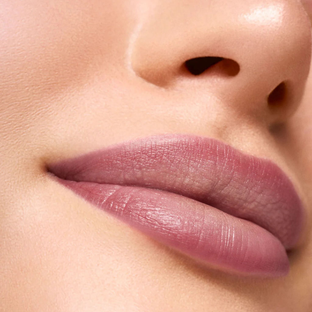 Refect Beauty Astra Sleepover Lip Marker in a soft mauve nude shade applied to lips for a natural matte finish