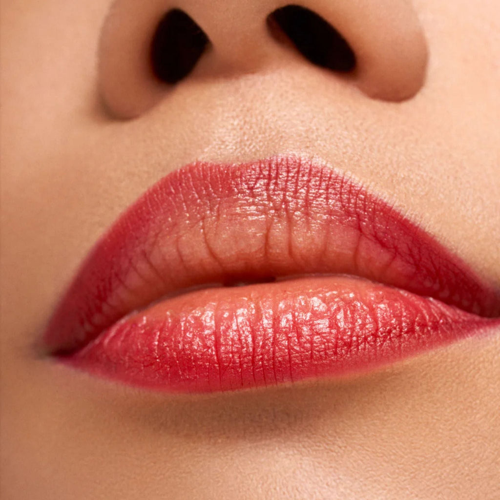 Refect Beauty Astra Sleepover Lip Marker in a deep red shade applied on lips for a precise and vibrant finish