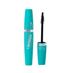 Refect Beauty Astra Subliminal X Volume waterproof mascara in a bright turquoise tube with a black applicator brush.