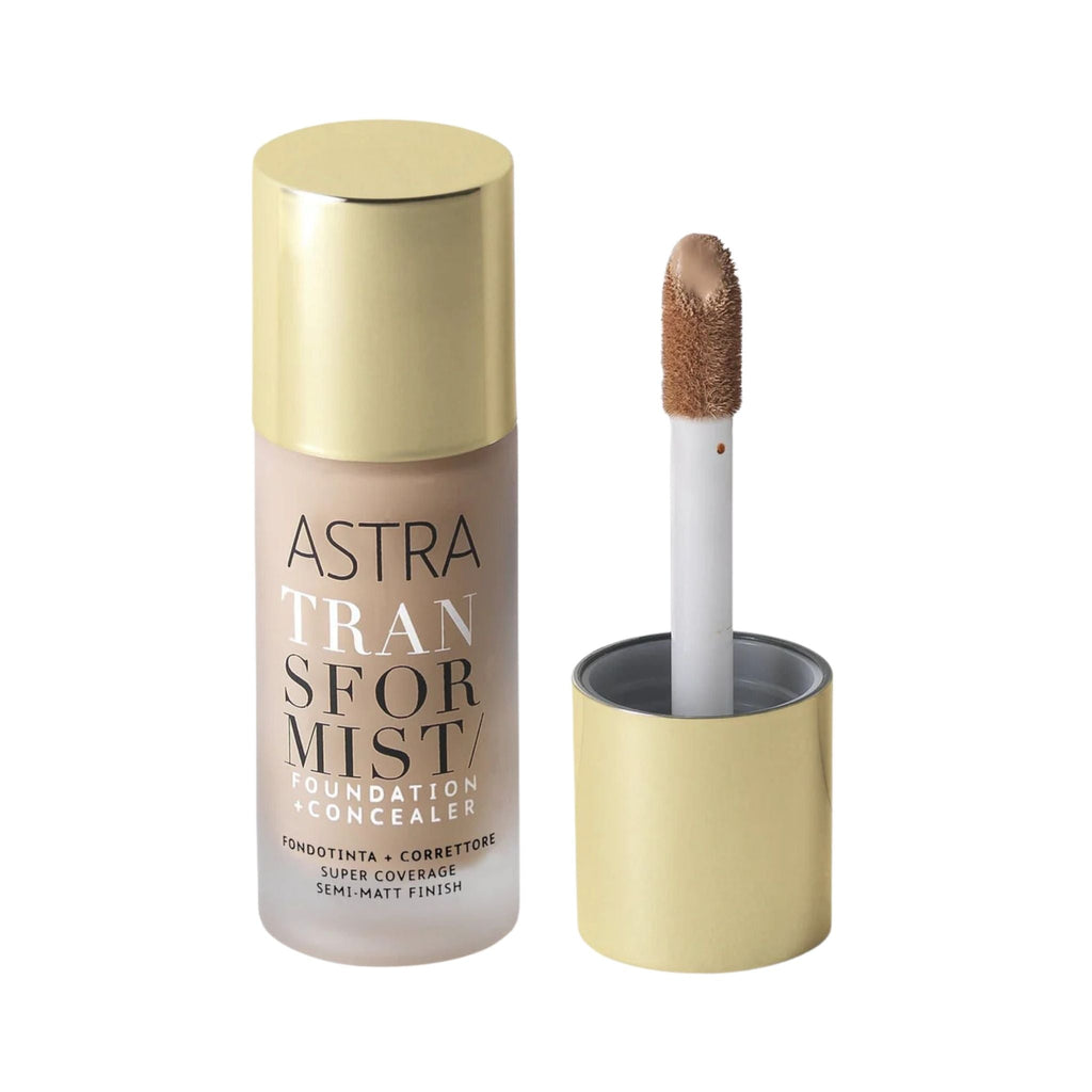 Refect Beauty Astra Transformist foundation and concealer bottle with gold cap and doe-foot applicator 002C