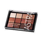 Refect Beauty Astra Warm Temptation eyeshadow palette featuring 12 metallic and matte warm brown and bronze shades. 02
