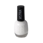 Refect Beauty Astra Lasting Gel Effect nail polish in a crisp white shade with a high-shine gel-like finish.