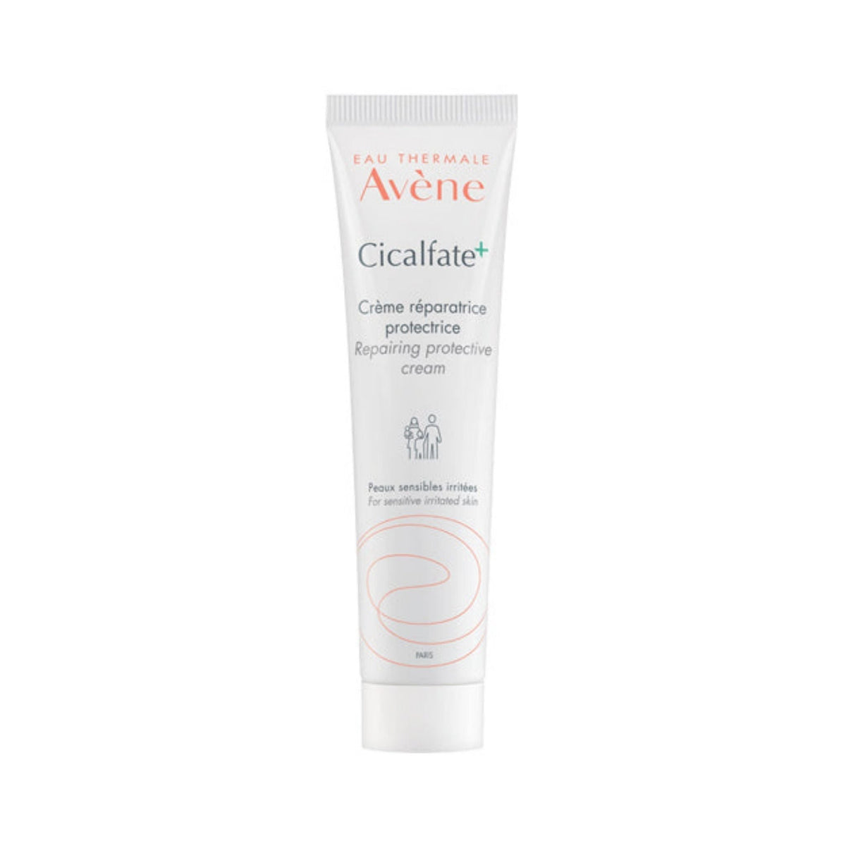 Refect Beauty Avene Cicalfate+ protective repairing cream in a white squeeze tube for sensitive irritated skin