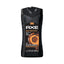 Refect Beauty Axe Dark Temptation 3-in-1 body, hair, and face wash in a black bottle with chocolate scent notes.