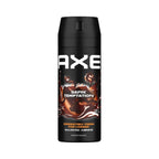 Refect Beauty Axe Dark Temptation deodorant body spray for men with a chocolate-inspired fragrance in a black can.