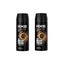 Refect Beauty AXE Dark Temptation deodorant body spray twin pack featuring a masculine chocolate-scented fragrance.