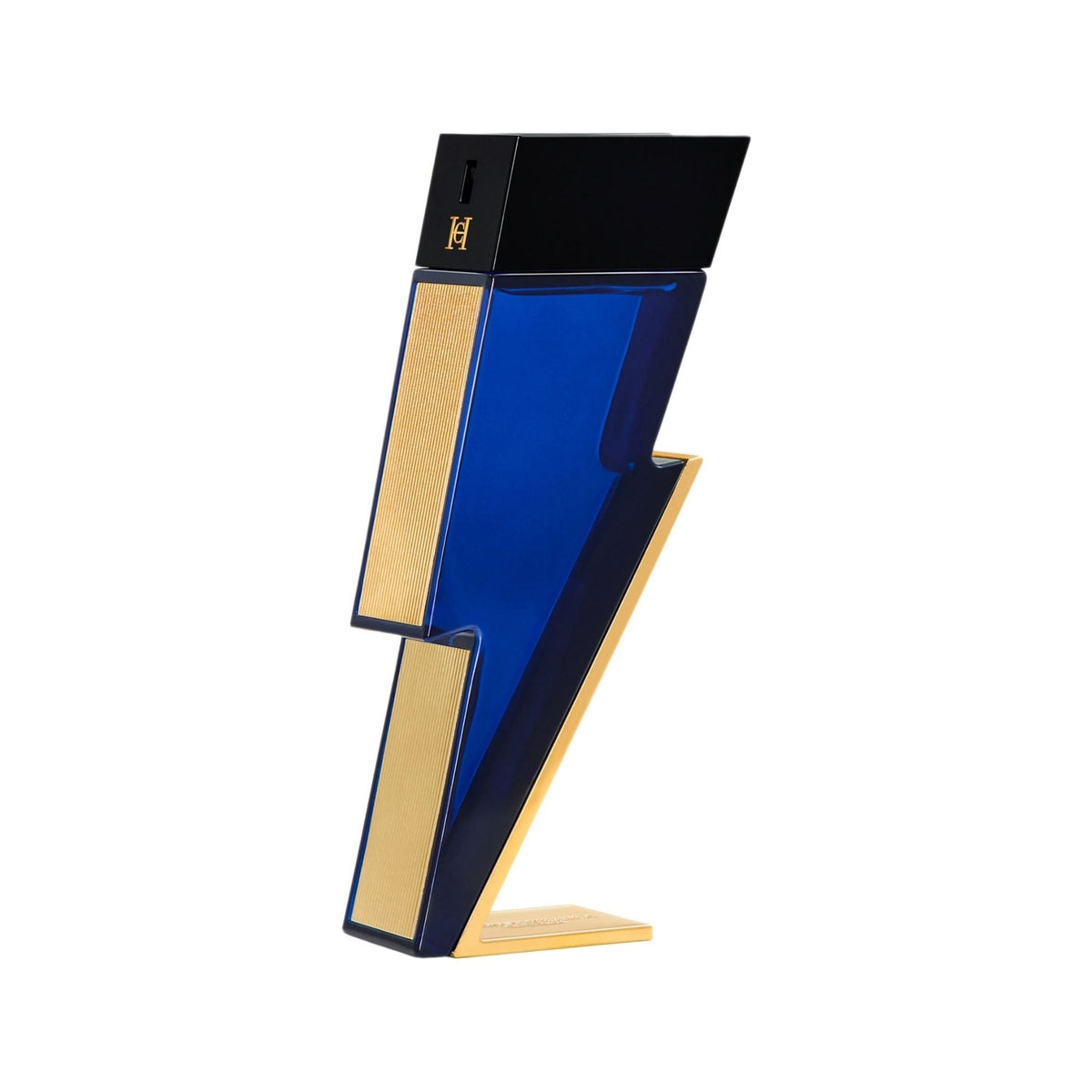 Refect Beauty Carolina Herrera Bad Boy Cobalt Absolute Eau de Parfum in a signature blue lightning bolt bottle.