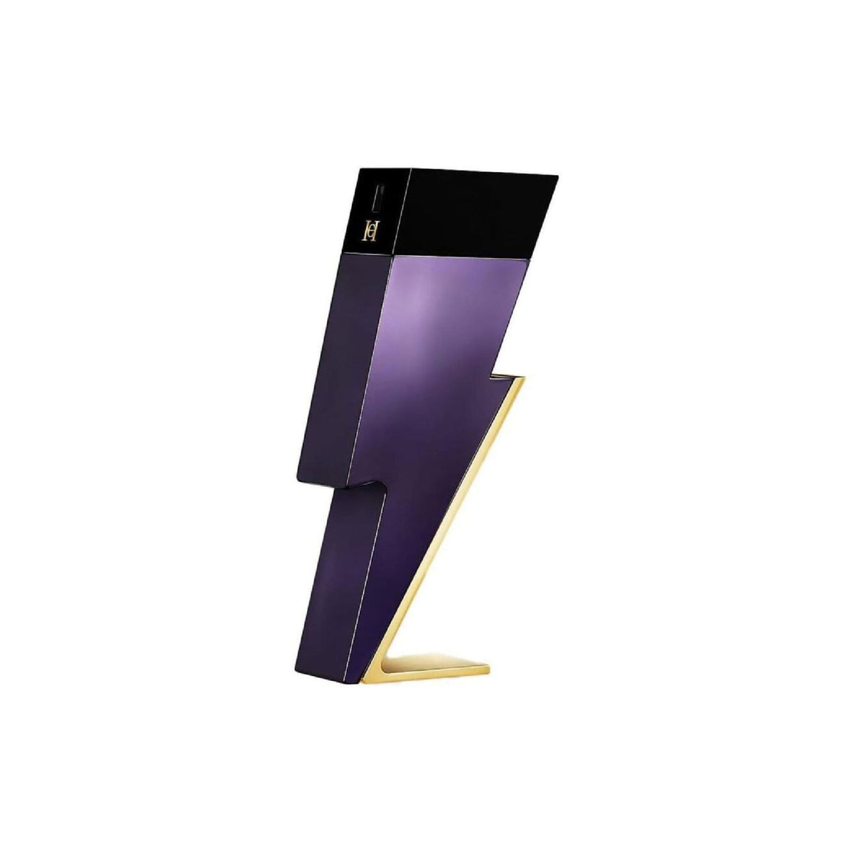 Refect Beauty Carolina Herrera Bad Boy Dazzling Garden Eau de Toilette in a signature purple lightning bolt bottle.