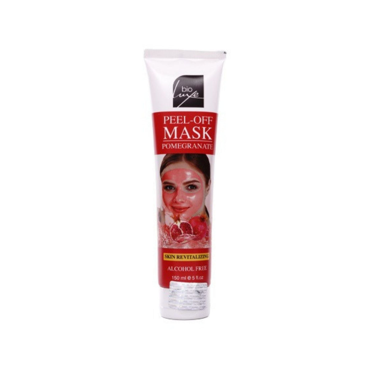Refect Beauty Bioluxe Pomegranate Revitalizing Peel Off Mask tube for radiant skin care