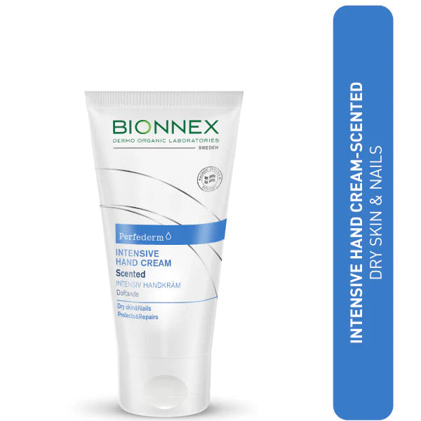 Refect Beauty Bionnex Perfederm scented intensive hand cream tube for dry skin and nail care