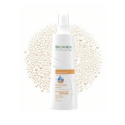 Refect Beauty Bionnex Preventiva SPF50+ kids sunscreen spray bottle with white packaging and orange accents