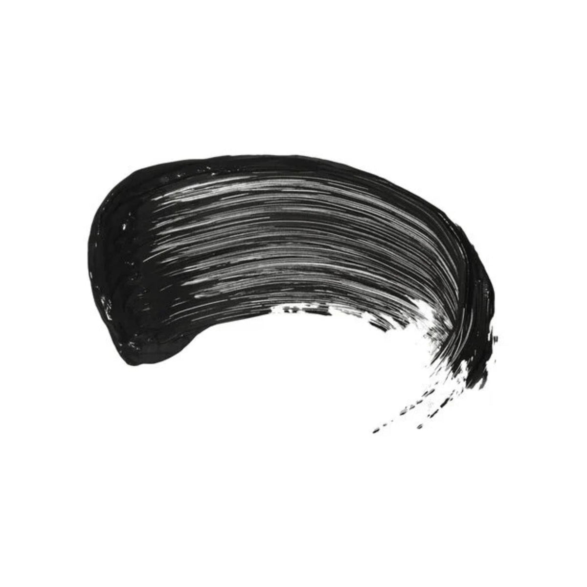Refect Beauty Benefit Fan Fest Mascara black pigment swatch showing smooth texture and fanning effect