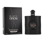 Refect Beauty Yves Saint Laurent Black Opium Le Parfum bottle and box featuring a black glittery design