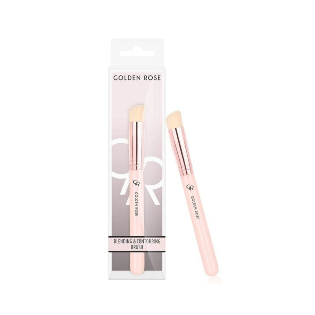 Refect Beauty Golden Rose blending and contouring makeup brush with soft synthetic bristles and a light pink handle.
