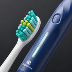 Refect Beauty Planet Health Bright Dent blue rechargeable sonic electric toothbrush with white brush head