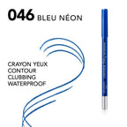 Refect Beauty Bourjois Contour Clubbing Waterproof Eyeliner in 046 Bleu Neon, a vibrant blue long-wear eye pencil.