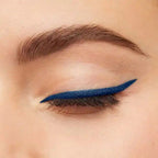 Refect Beauty Bourjois Contour Clubbing waterproof eyeliner in intense blue applied on a closed eyelid
