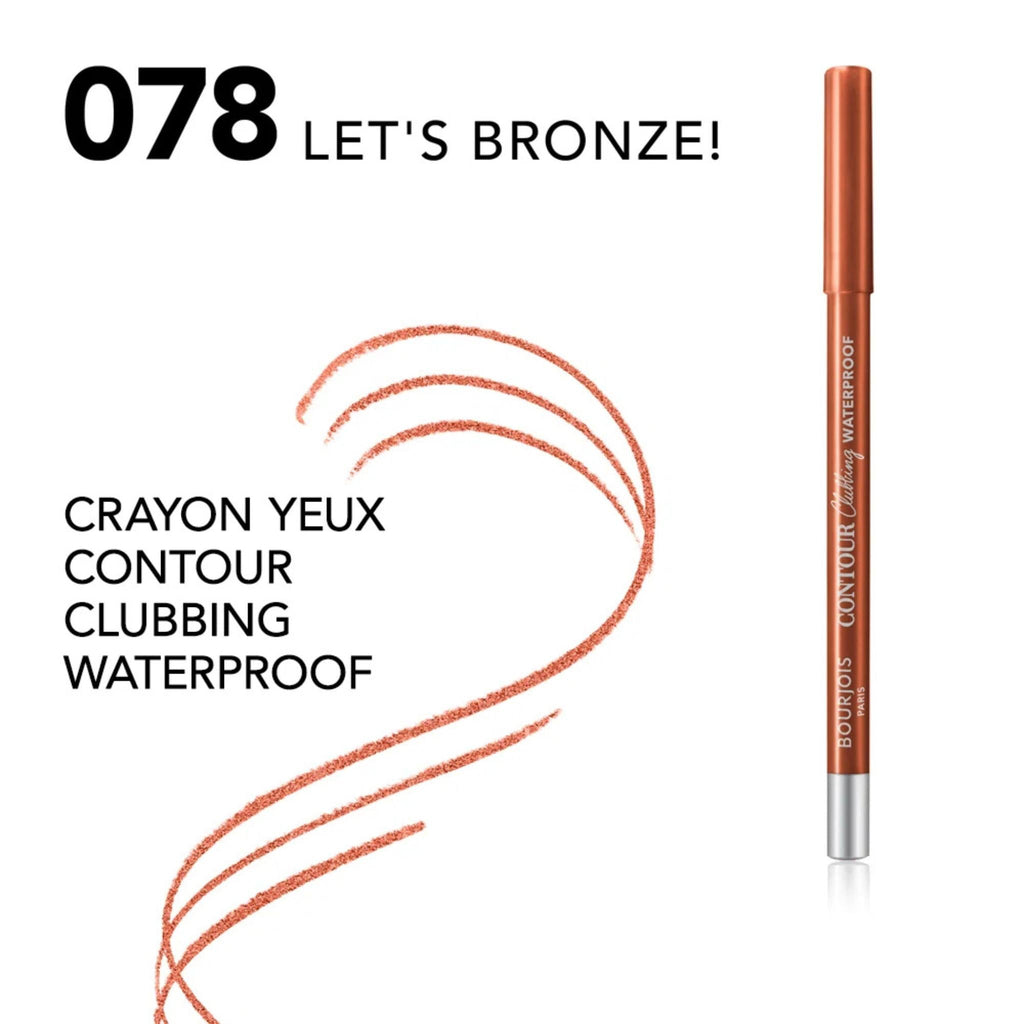 Refect Beauty Bourjois Contour Clubbing waterproof eyeliner pencil in Let's Bronze metallic copper shade
