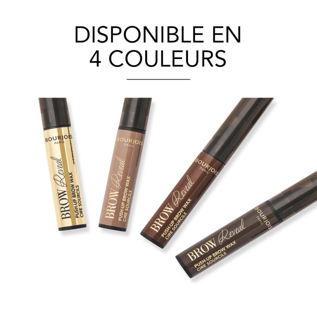 Refect Beauty Bourjois Brow Reveal wax tubes in four shades for a laminated brow effect