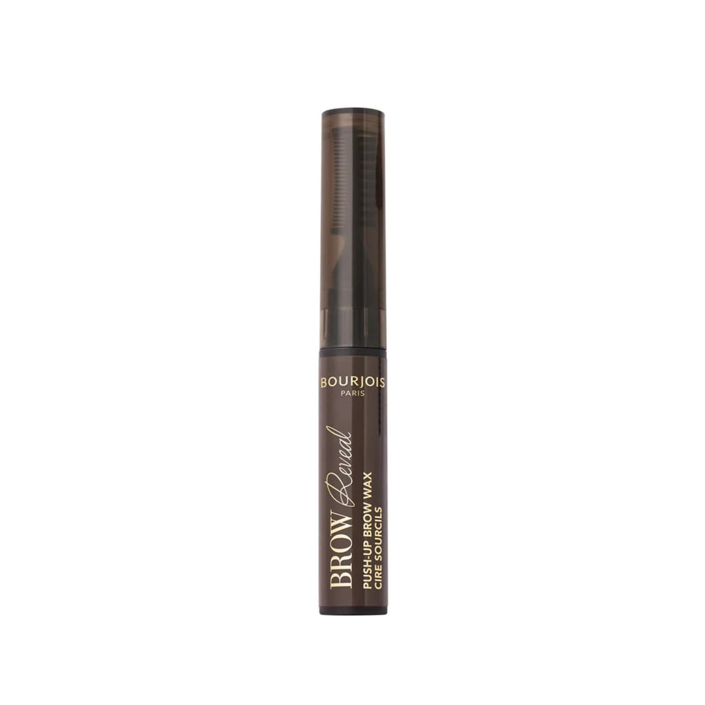 Refect Beauty Bourjois Brow Reveal transparent wax tube with integrated spoolie brush for brow lamination effect