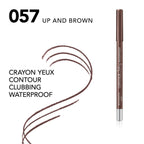 Refect Beauty Bourjois Contour Clubbing waterproof eyeliner pencil in 057 Up and Brown shade with a swatch