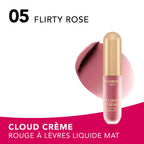 Refect Beauty Bourjois Cloud Crème liquid lipstick in Flirty Rose shade with a velvety matte finish and gold cap