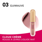 Refect Beauty Bourjois Cloud Crème liquid lipstick in shade 03 Guimauve with a soft, velvety mauve pink swatch