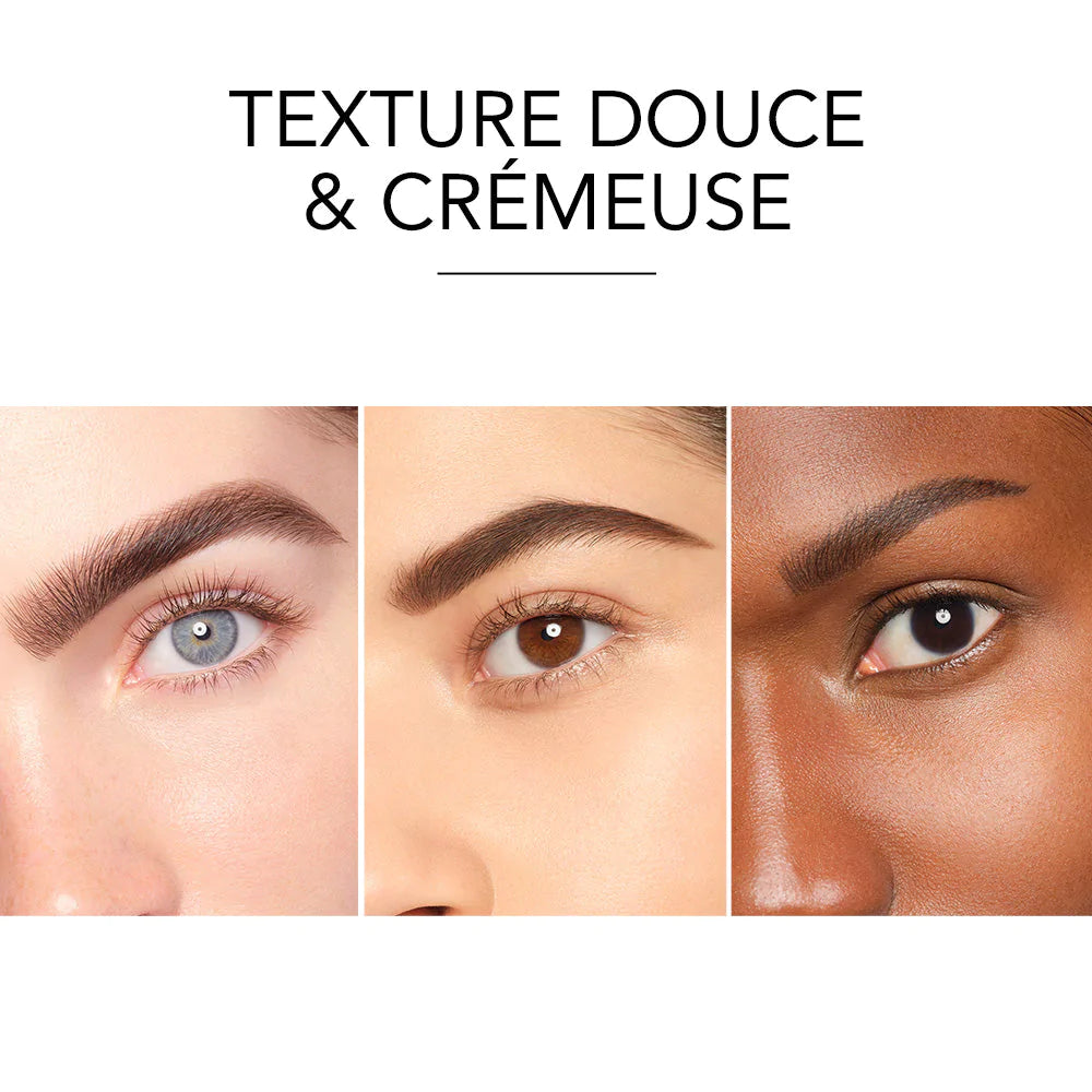 Refect Beauty Bourjois Brow Reveal Precision pencil results on three diverse models with natural defined eyebrows