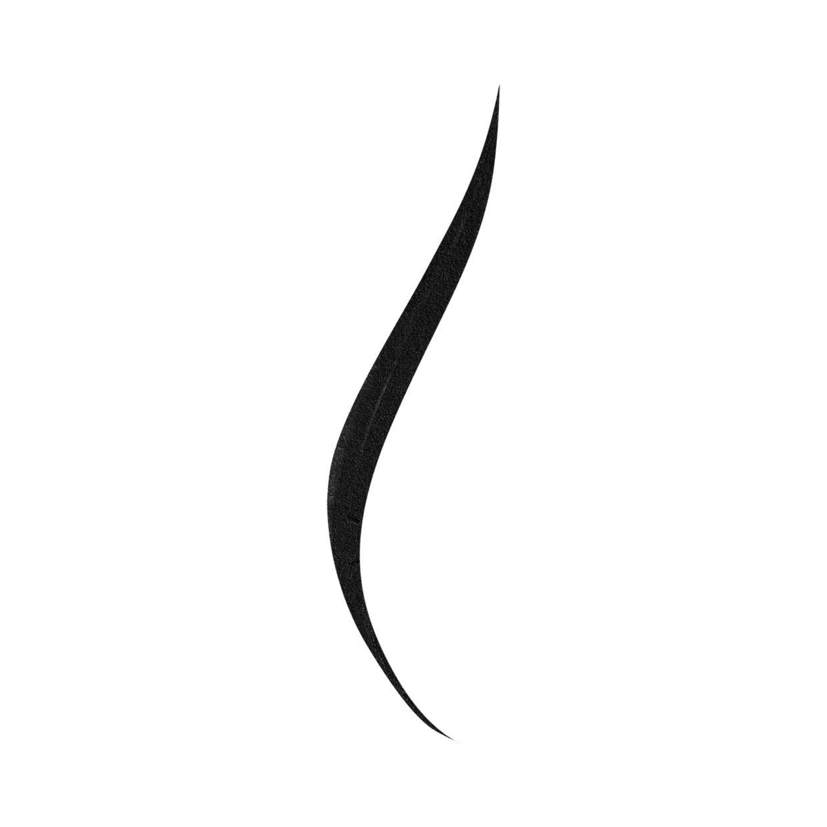 Refect Beauty Bourjois Liner Feutre felt-tip eyeliner swatch showing a precise, bold, deep-black graphic line.