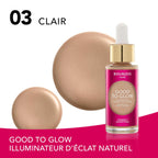 Refect Beauty Bourjois Good to Glow liquid highlighter in shade 03 Clair for a natural radiant complexion