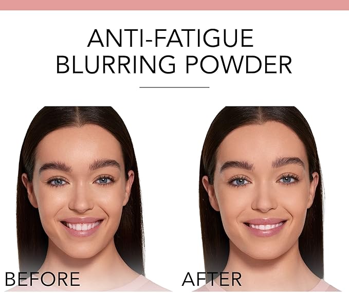Refect Beauty Bourjois Healthy Mix Clean Powder showing before and after application for a radiant matte complexion