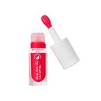 Refect Beauty Bourjois Healthy Mix SOS Lip Oil with a bright pink applicator wand and clear bottle packaging.