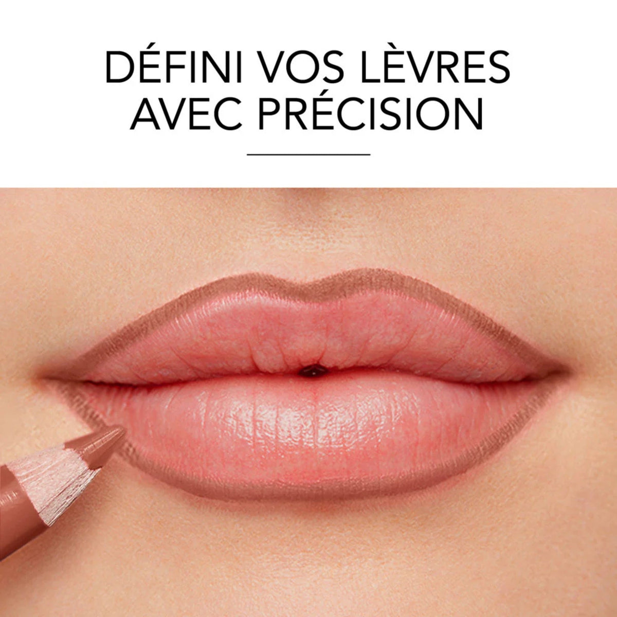 Refect Beauty Bourjois Velvet Contour Lip Liner applying a creamy matte brown shade to define the lip shape
