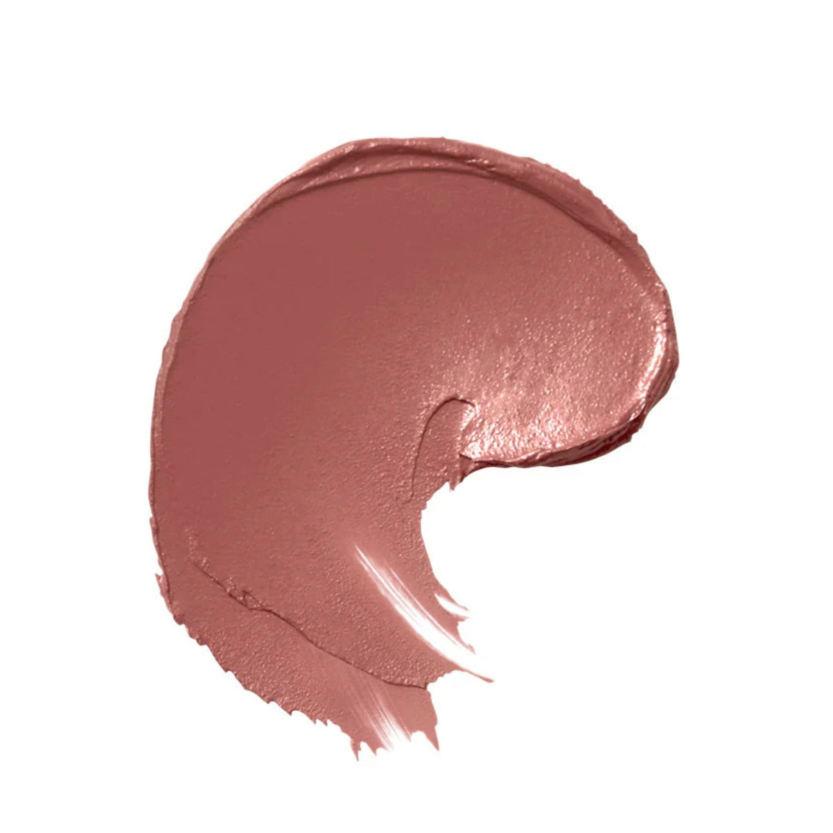 Refect Beauty Bourjois Rouge Velvet matte lipstick swatch in a dusty rose shade with a smooth, creamy texture.