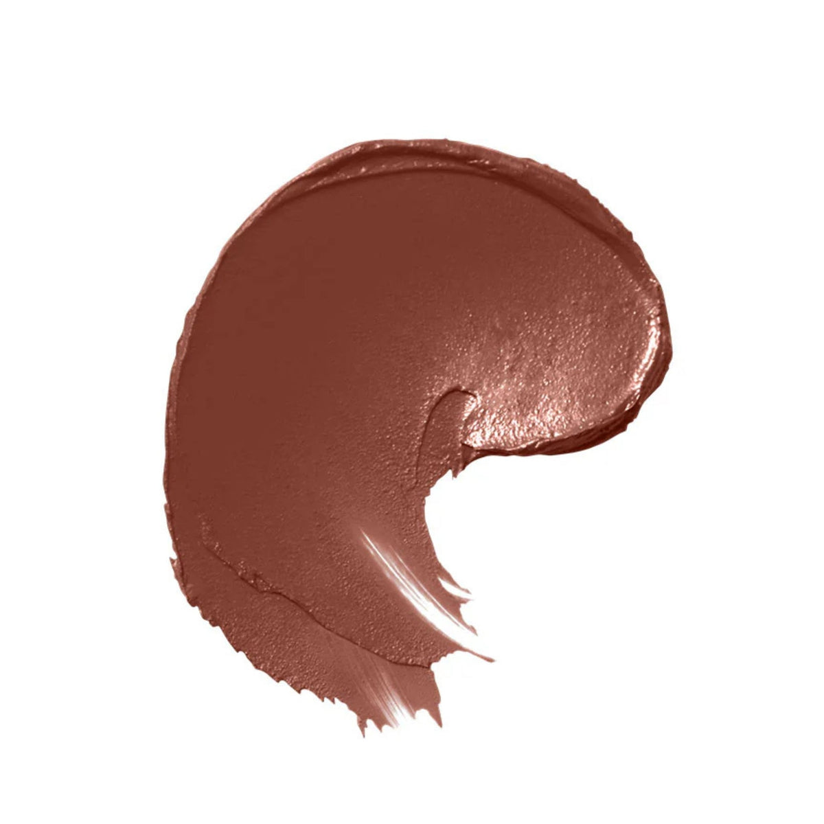 Refect Beauty Bourjois Rouge Velvet matte lipstick swatch in a rich brown shade with a smooth, velvety texture.