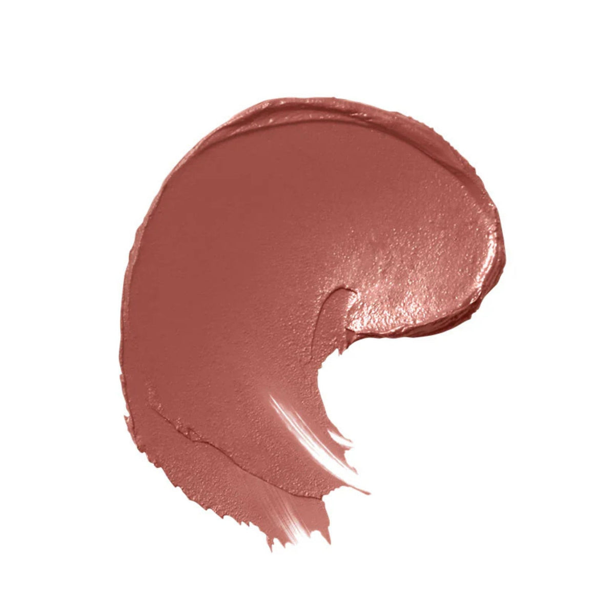 Refect Beauty Bourjois Rouge Velvet The Lipstick swatch showing a smooth, dusty rose matte lipstick texture