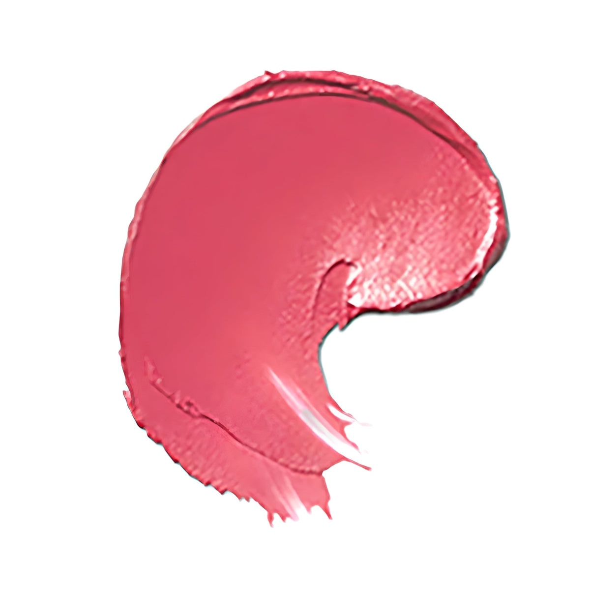 Refect Beauty Bourjois Rouge Velvet lipstick swatch showing a vibrant pinkish-red shade with a smooth matte finish